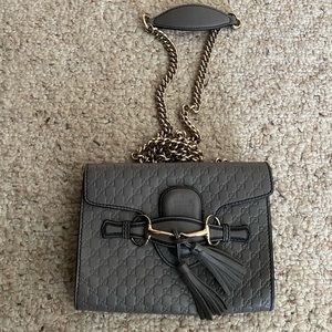 Gucci small purse grey
